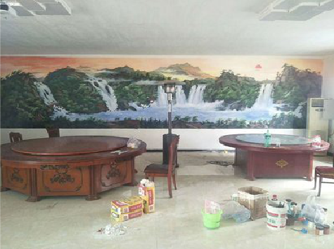 澄江墙绘-写实风景