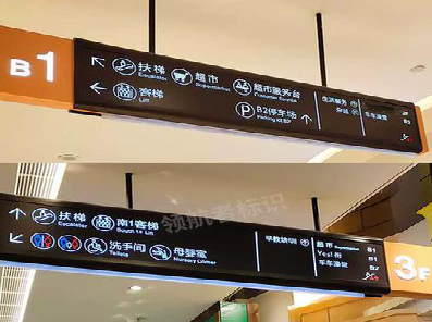 澄江如何通过商场标识牌引导客流分布？